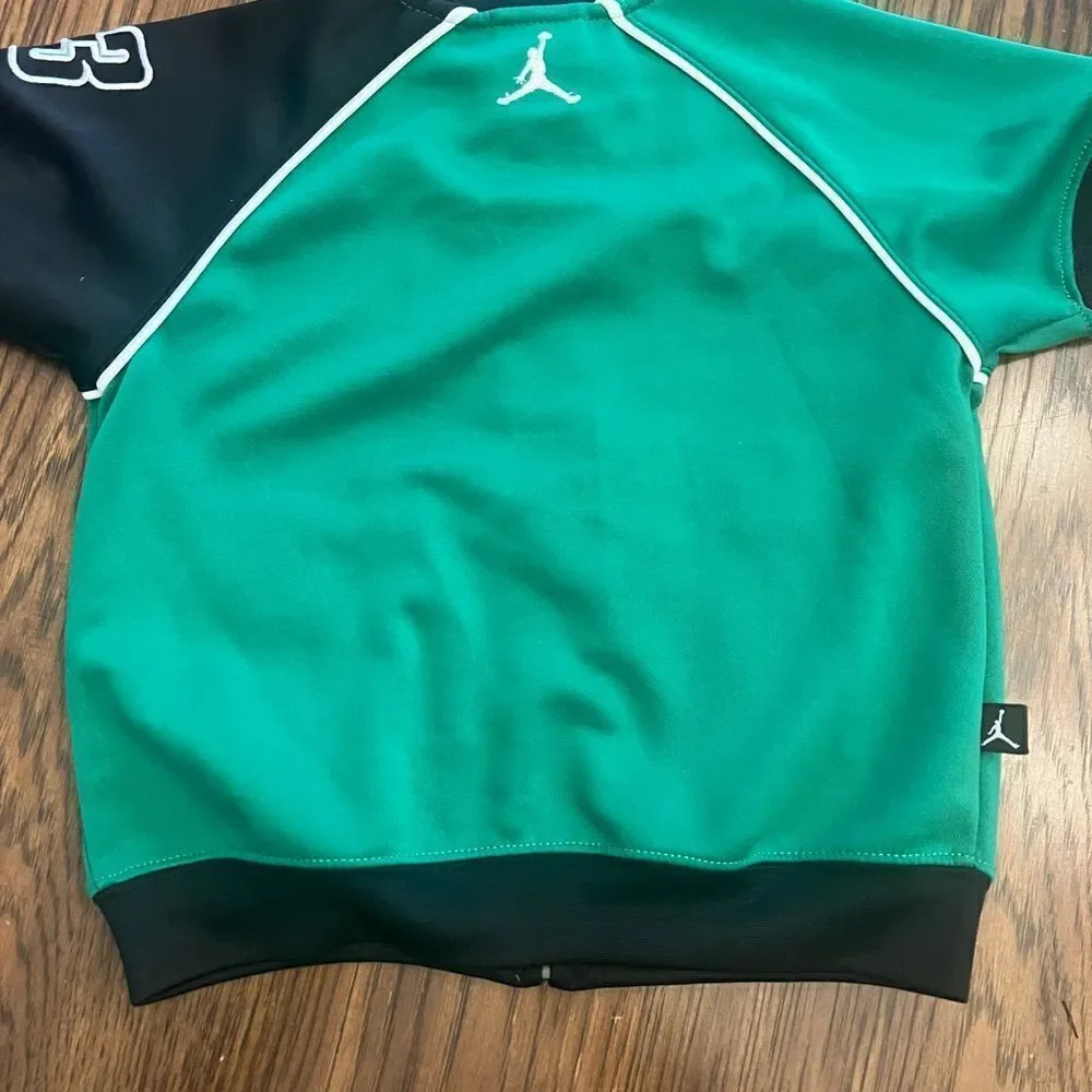 Air Jordan Baby warm up # 23 embroidered full zip Basketball Jacket. Size 24 mos